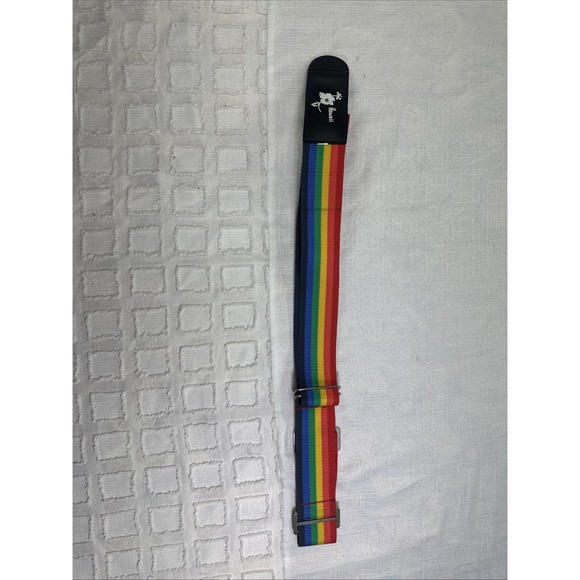 The Unbranded Brand Handbags - Vintage Rainbow Striped Luggage Bag Shoulder Strap Hawaii Belt Strap Pride Long